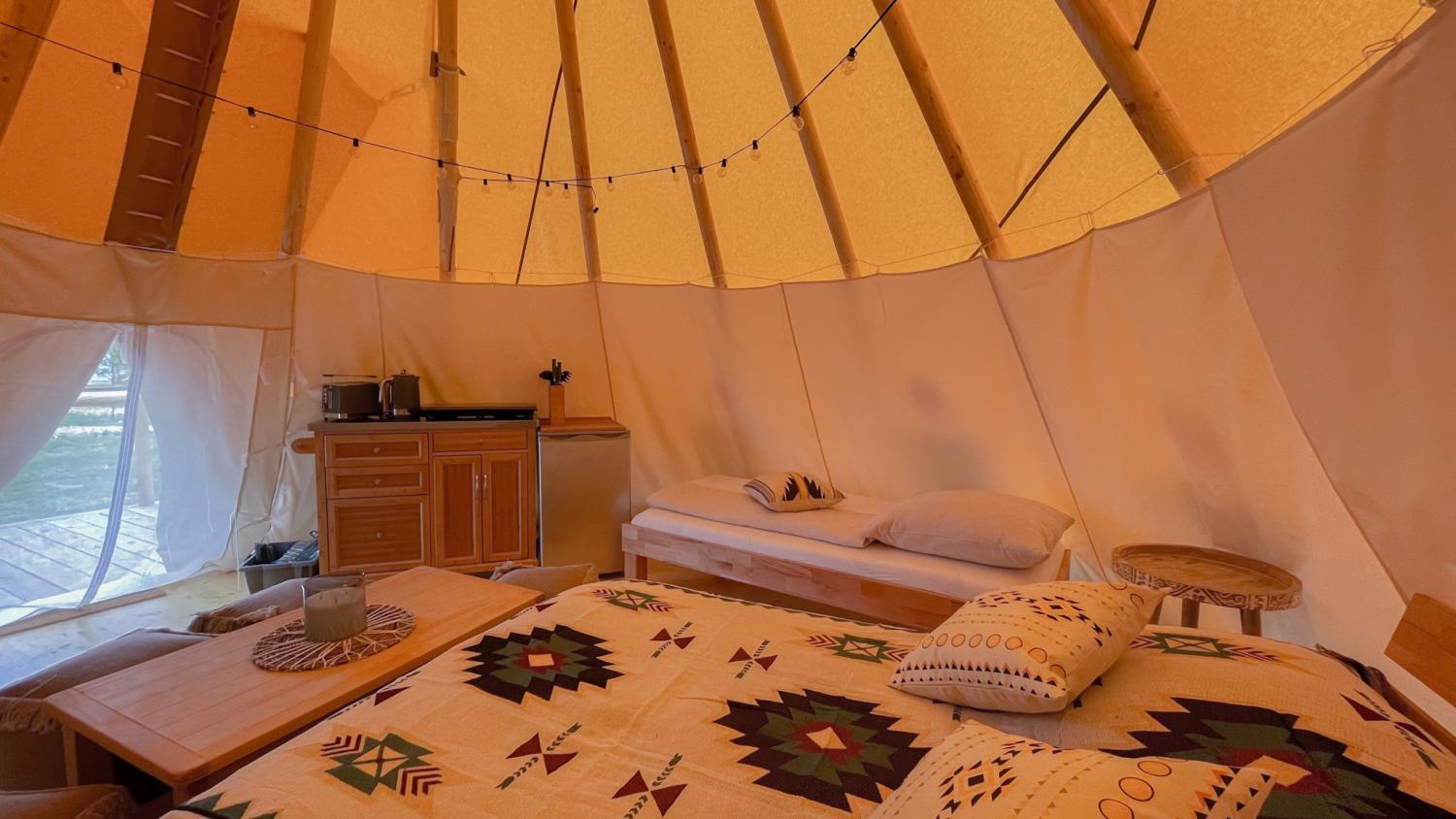 Ferienwohnung Tipi Alabama Falkenburg Exterior foto