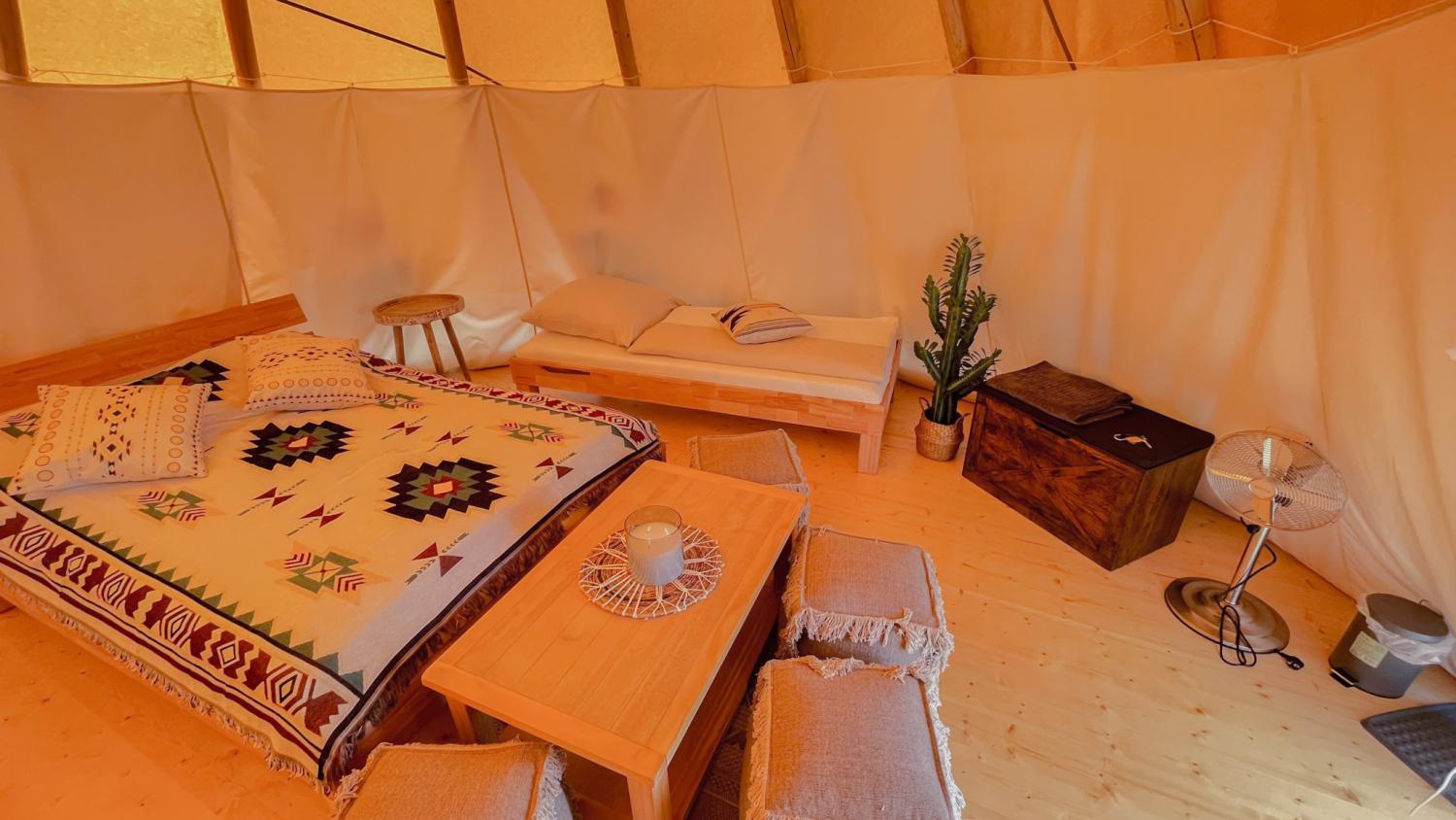 Ferienwohnung Tipi Alabama Falkenburg Exterior foto