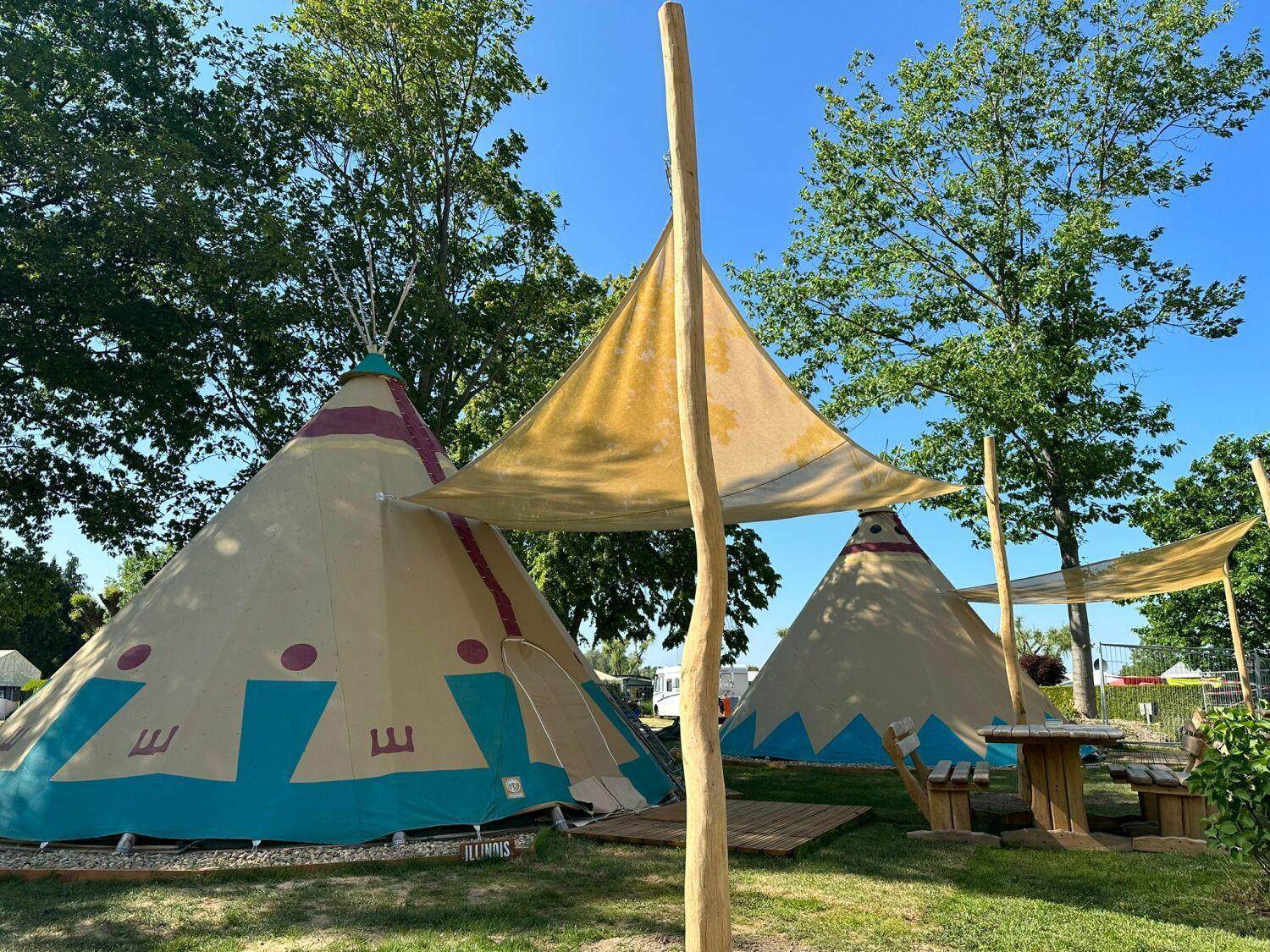 Ferienwohnung Tipi Alabama Falkenburg Exterior foto