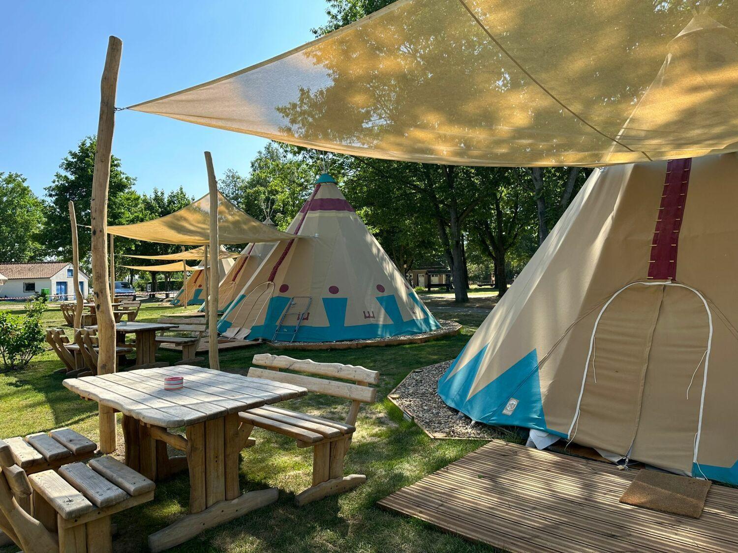 Ferienwohnung Tipi Alabama Falkenburg Exterior foto