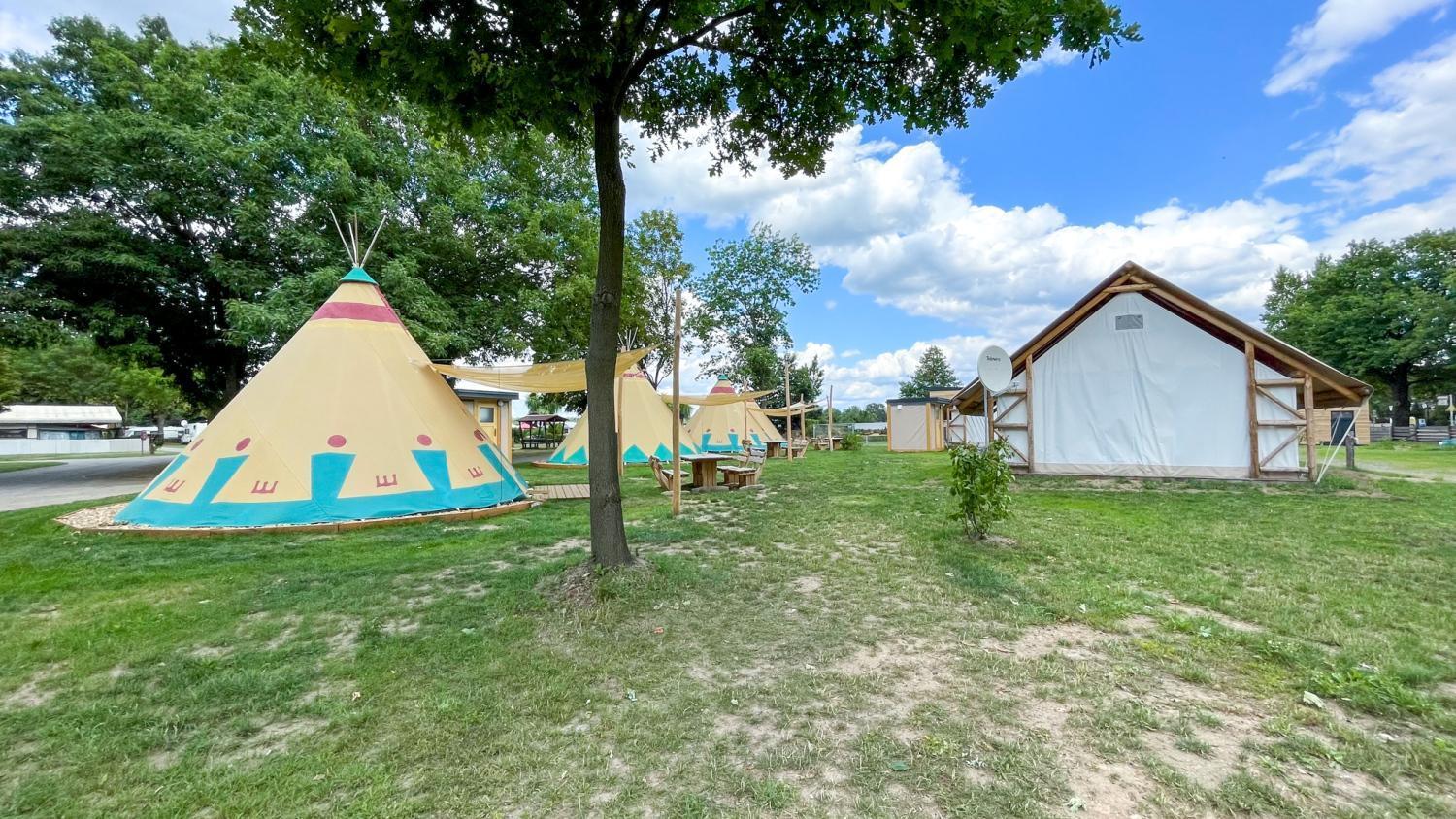 Ferienwohnung Tipi Alabama Falkenburg Exterior foto