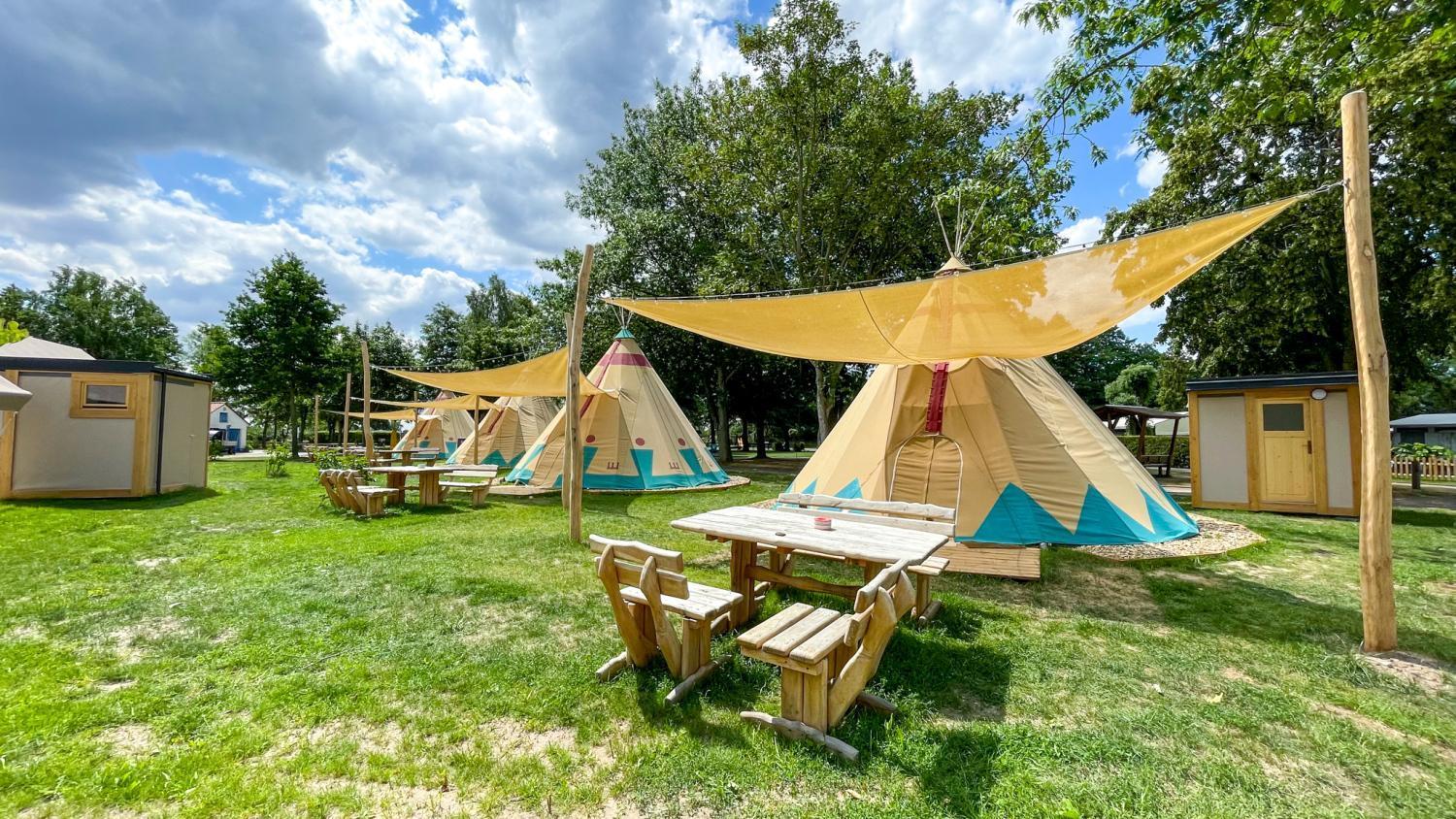 Ferienwohnung Tipi Alabama Falkenburg Exterior foto